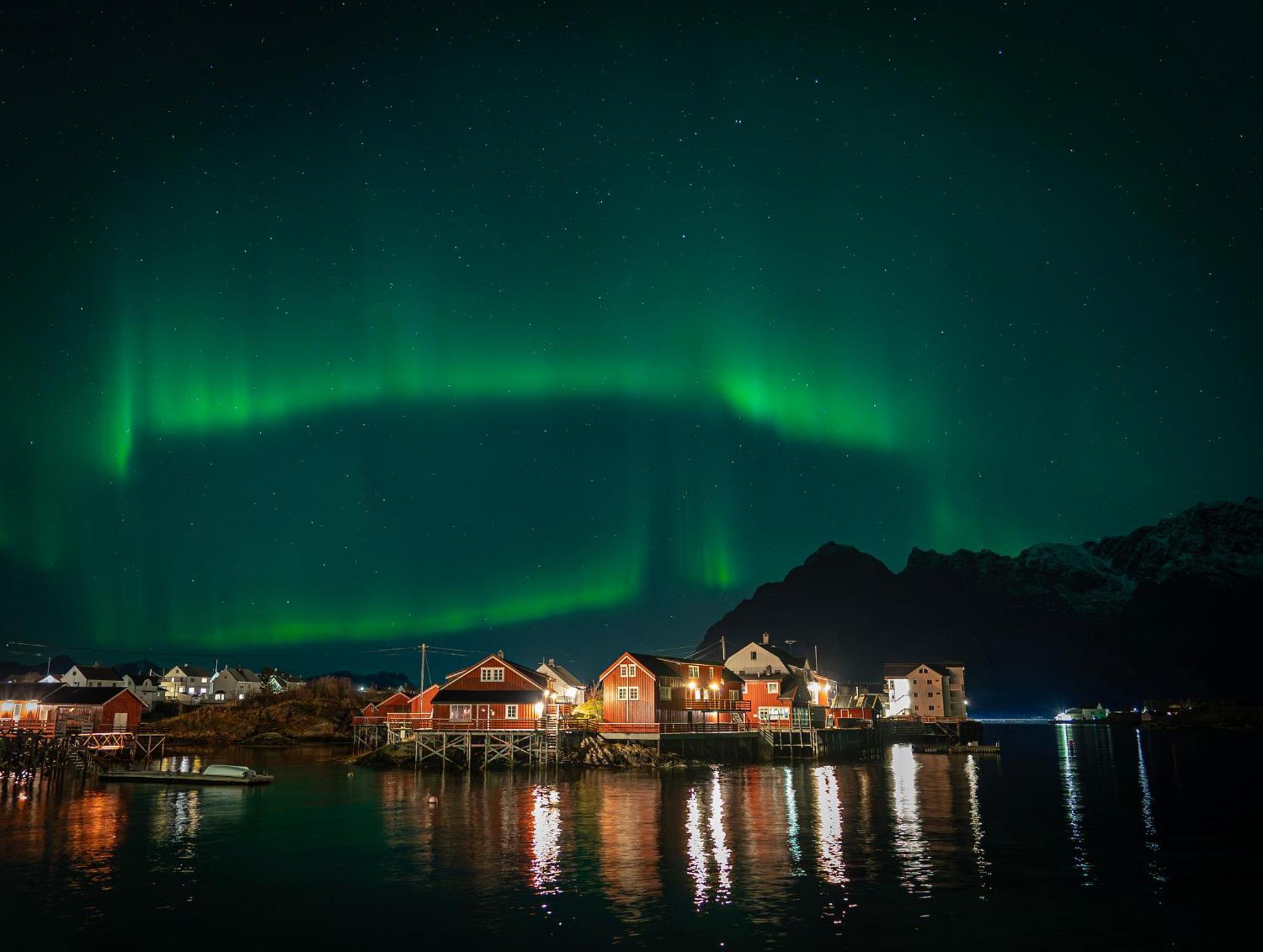 Hotel Henningsvaer Rorbuer Exterior foto